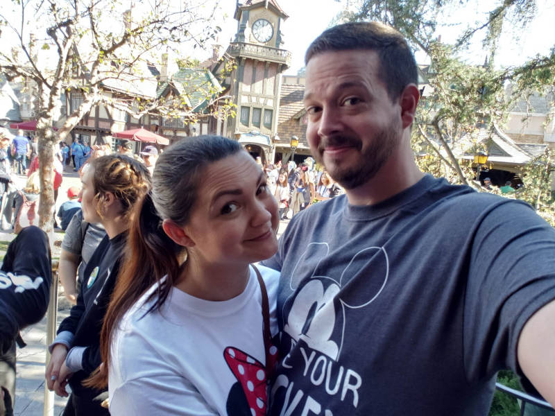 Dan from CityPASS and his wife in Fantasyland